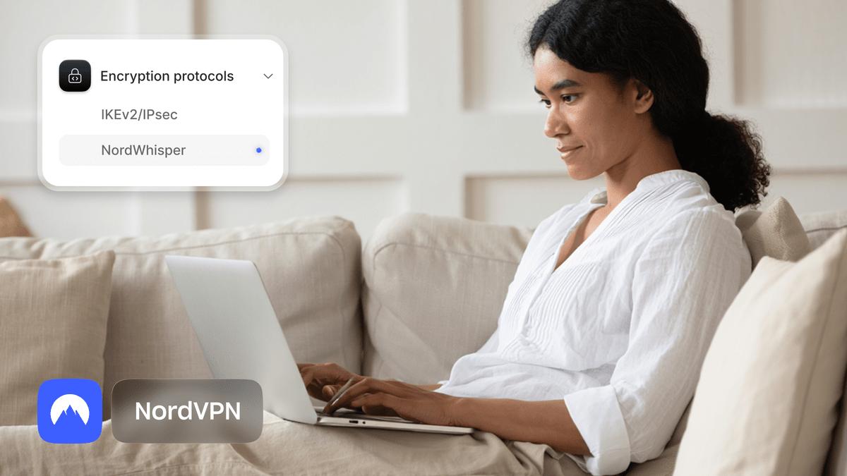 An illustrated person holding a phone in front of a Wi-Fi symbol with an open padlock.