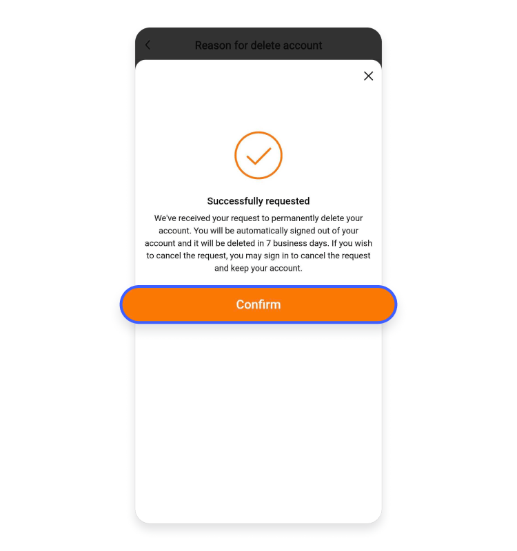 How to delete your Temu account on an Android phone 6
