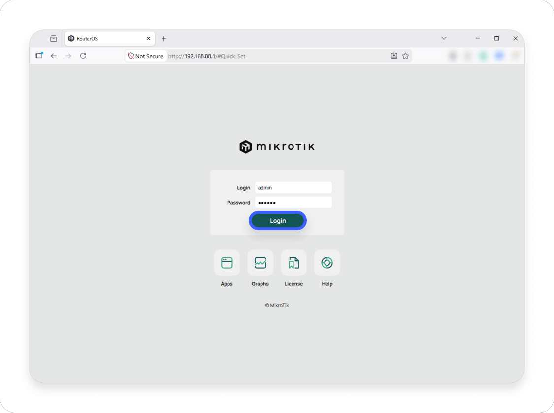 How to set a static IP through a router: Step 1