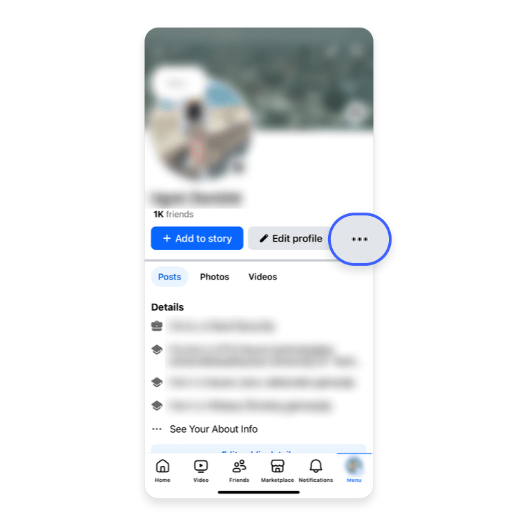 How to delete Facebook search history on a mobile 6