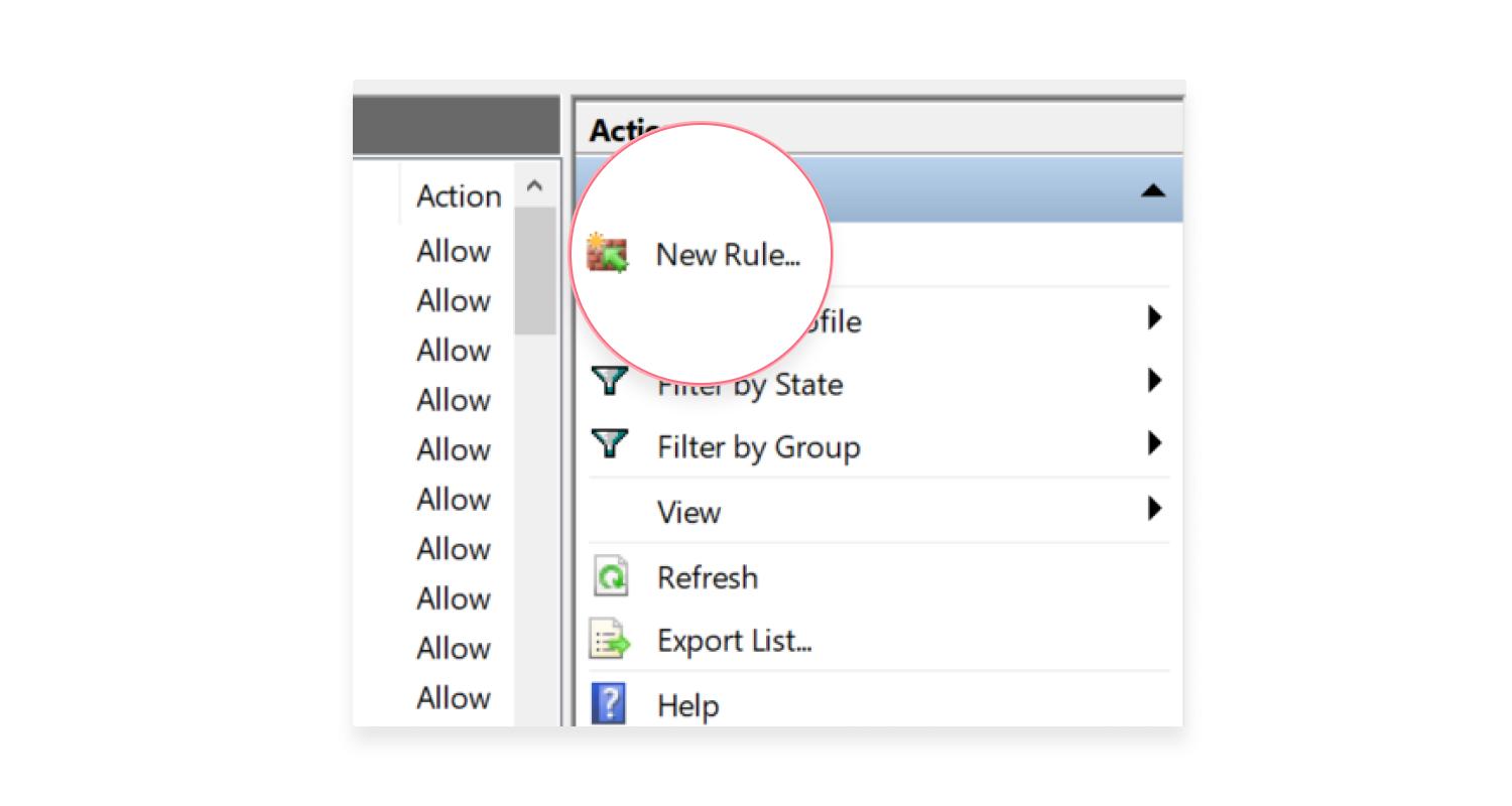 new rule settings
