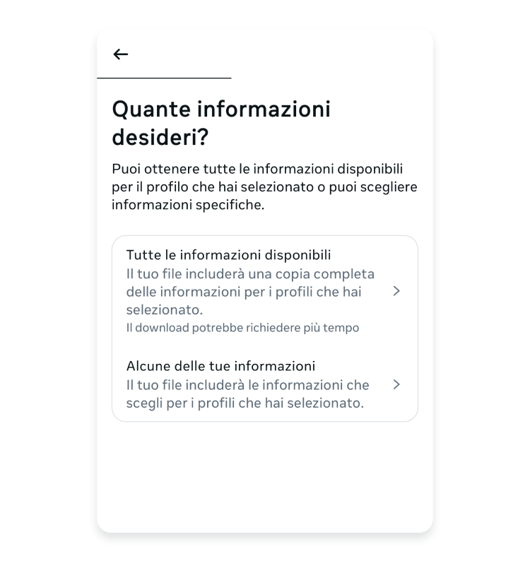 Screenshot #5 backup dati Instagram