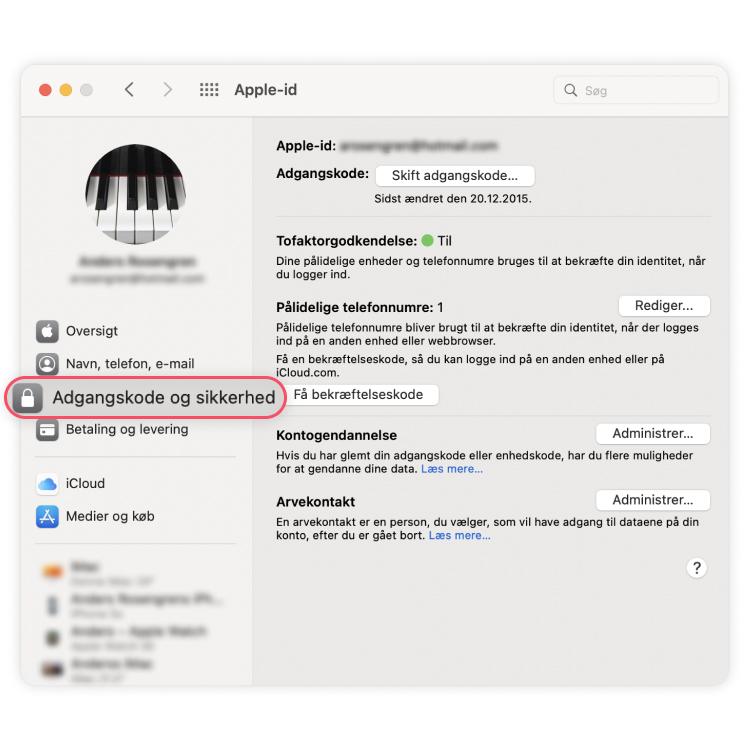 Sådan slår du 2-faktor godkendelse til