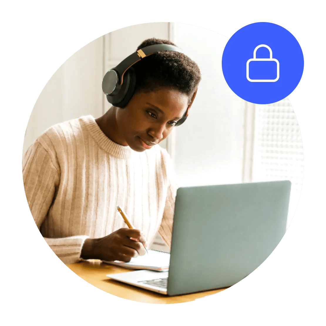 Käsi pitelee NordVPN-logolla varustettua älypuhelinta, mikä tarkoittaa, että se on suojattu VPN-sovelluksella.