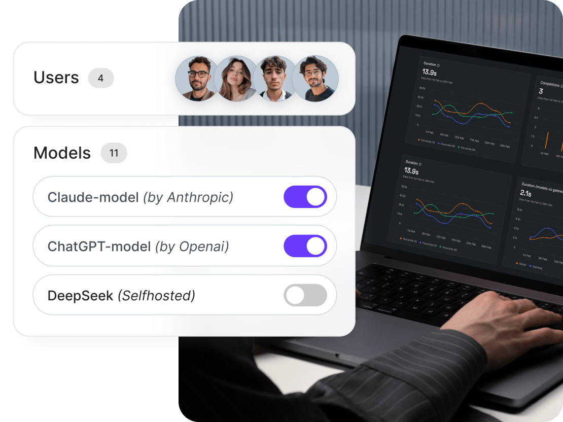 Users and models setup in nexos.ai