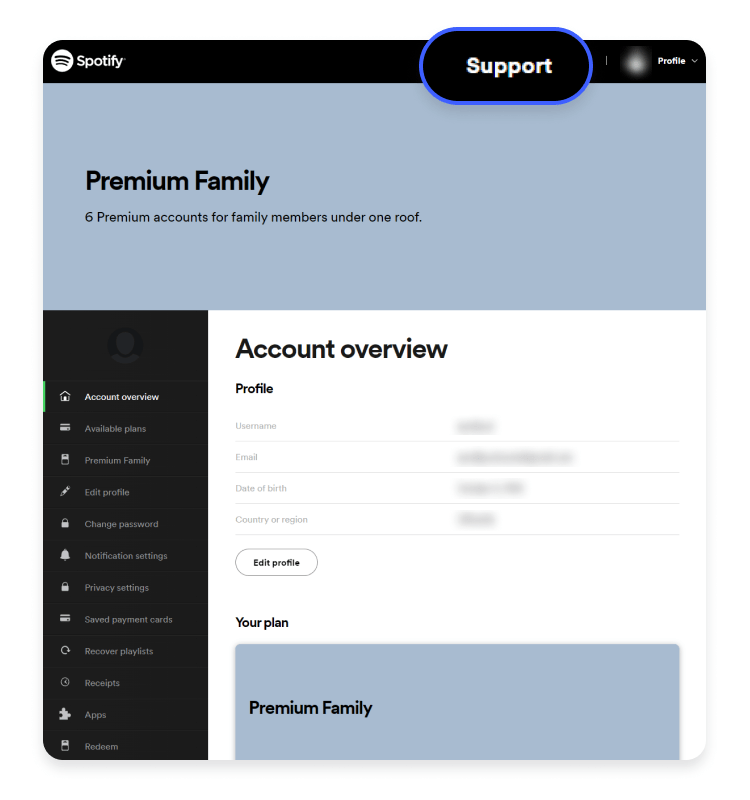 click support