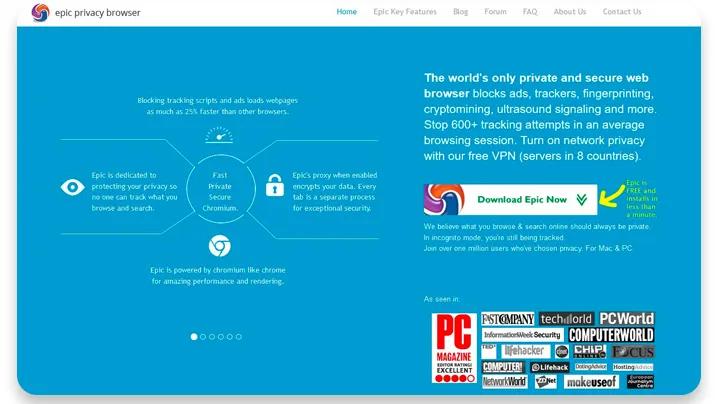 Epic browser review