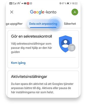 Ta bort Gmail-konto Android steg 2