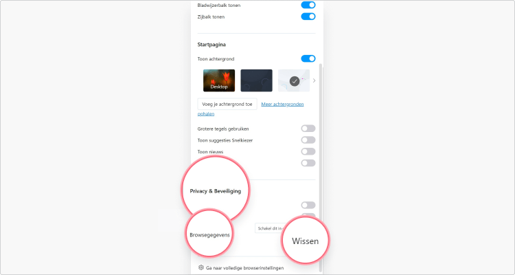 Cookies verwijderen in Firefox stap 1