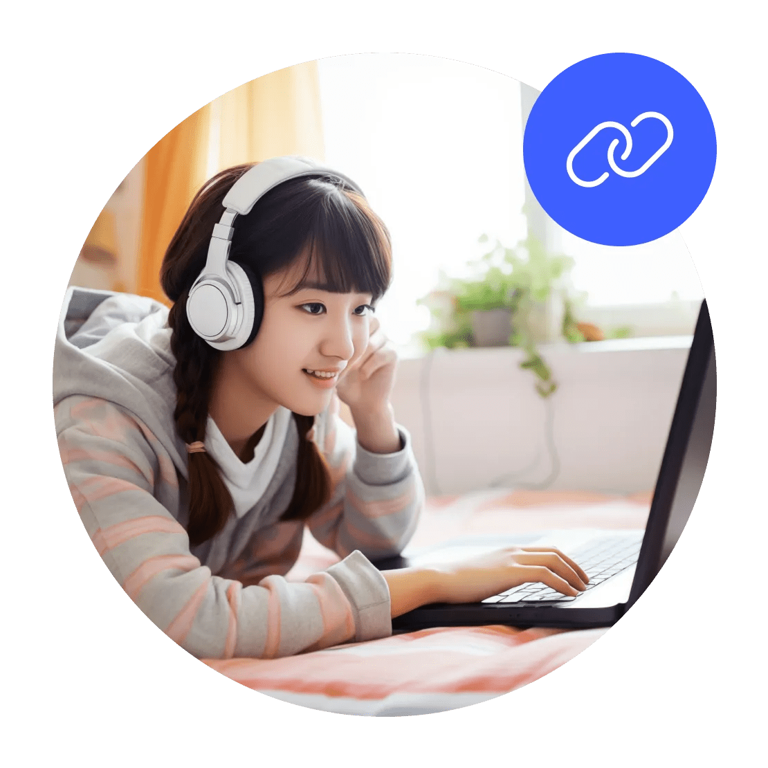 NordVPNを使ってマルチプレイヤーゲームをプレイする女性