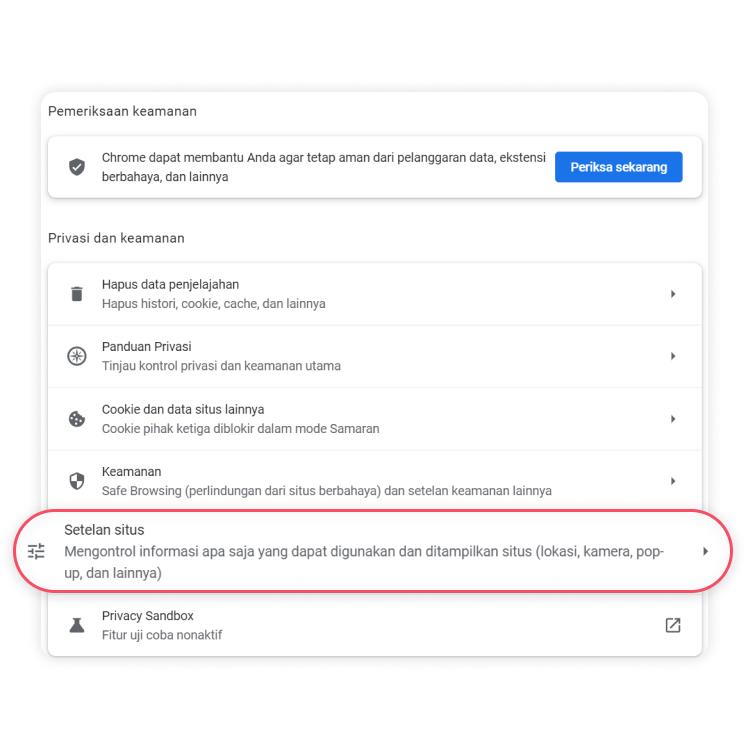 Cara blokir iklan di Chrome