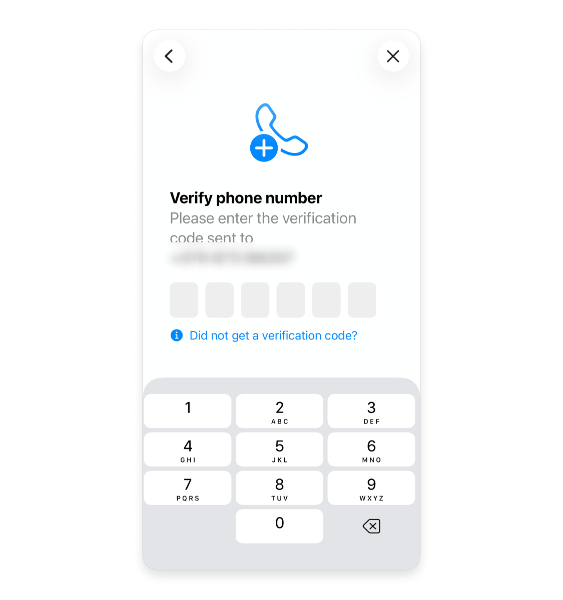 How to add a trusted phone number to your Apple account: Step 7.