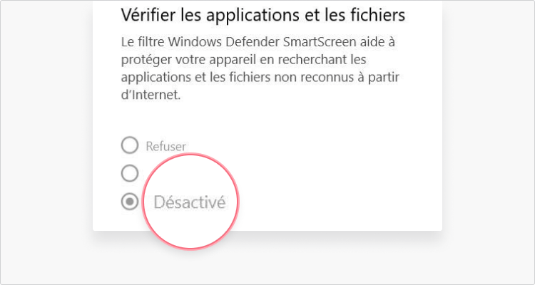 Comment désactiver Windows Defender étape 3