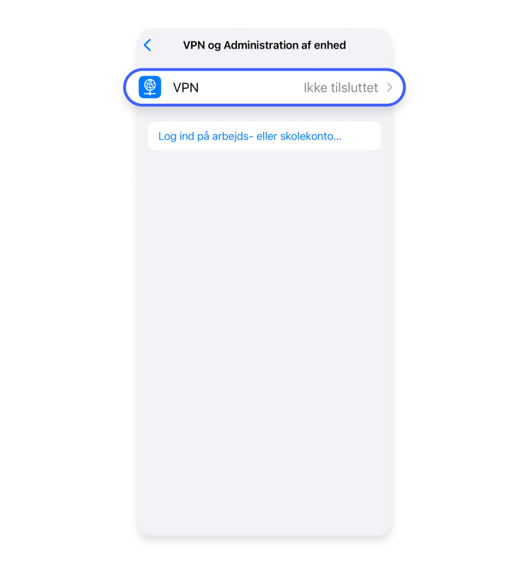 VPN på iPhone 4