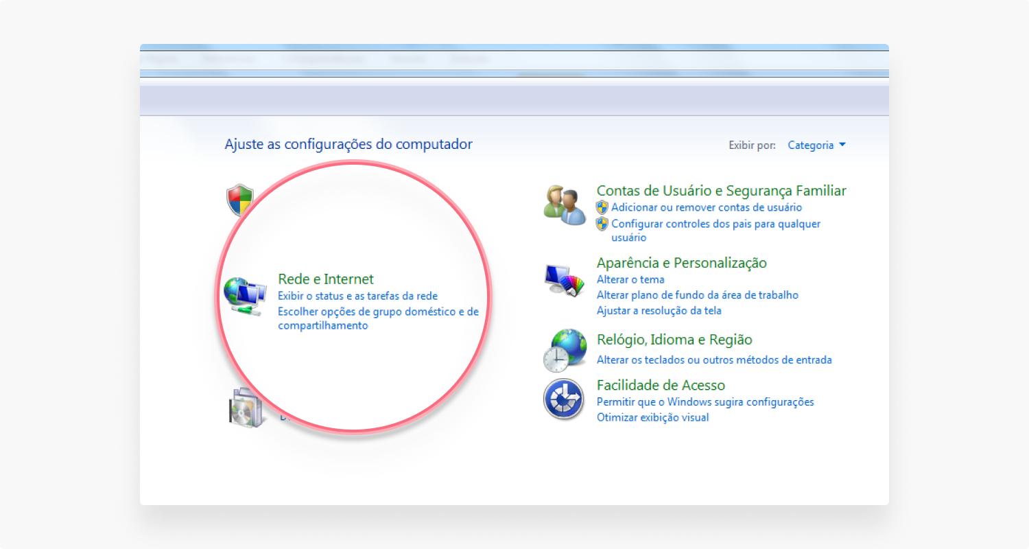 Como Mudar seu Servidor DNS no windows: passo 1