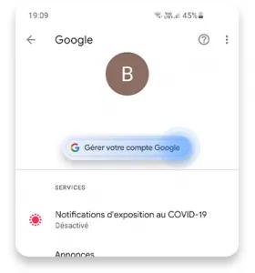 Supprimer compte Gmail (Android) 1