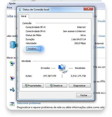 como descobrir o ip do roteador: passo nº4