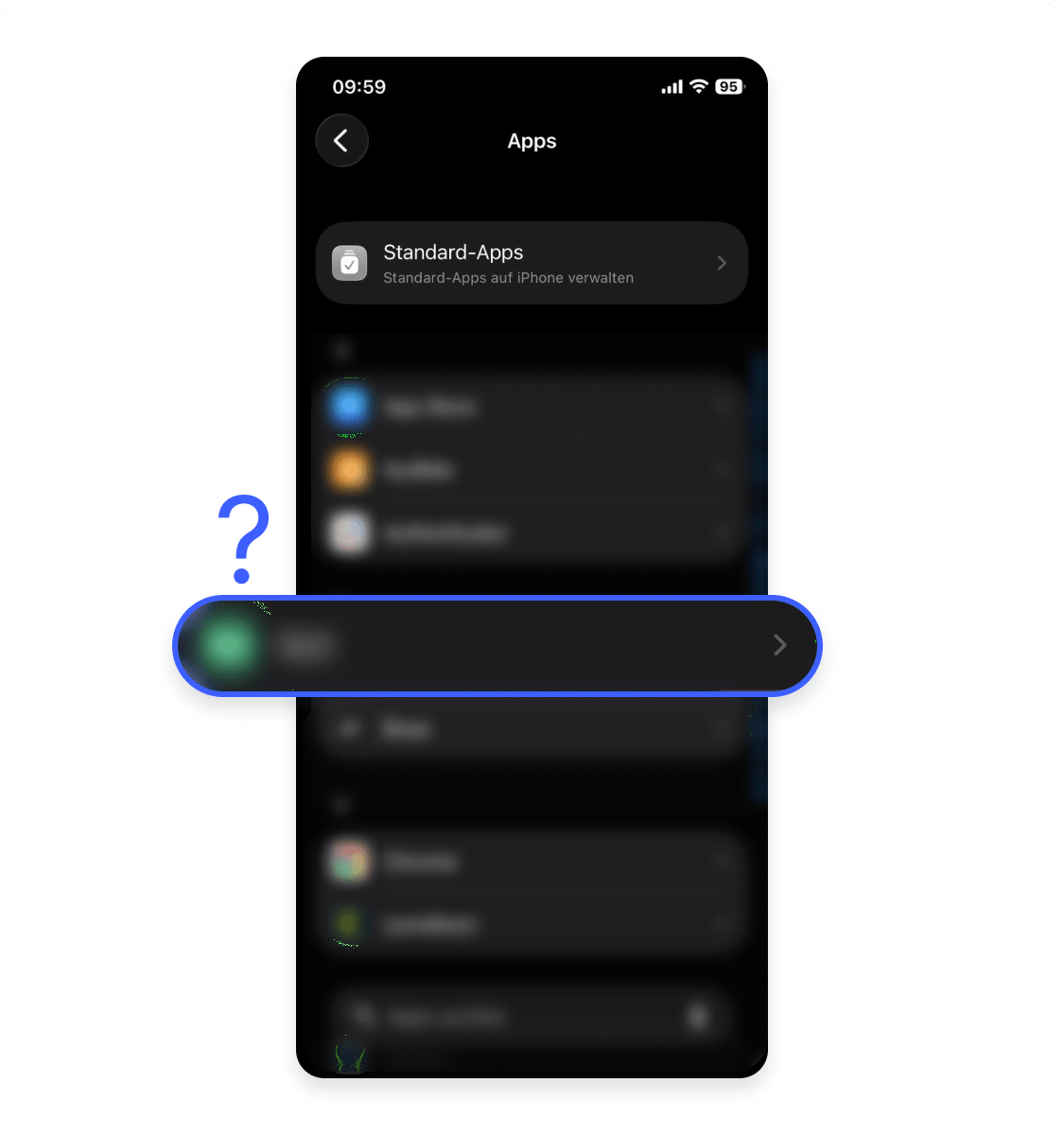 Halte Ausschau nach unbekannten Apps, um einen iPhone-Virus zu erkennen