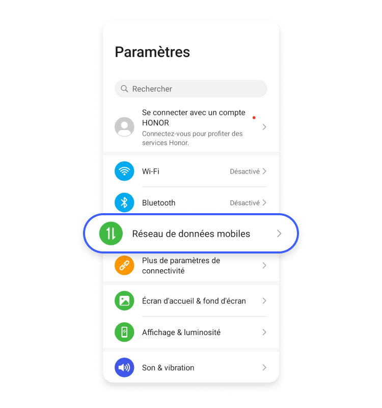 Etapes pour configurer un point d&#39;accès mobile depuis les paramètres Android