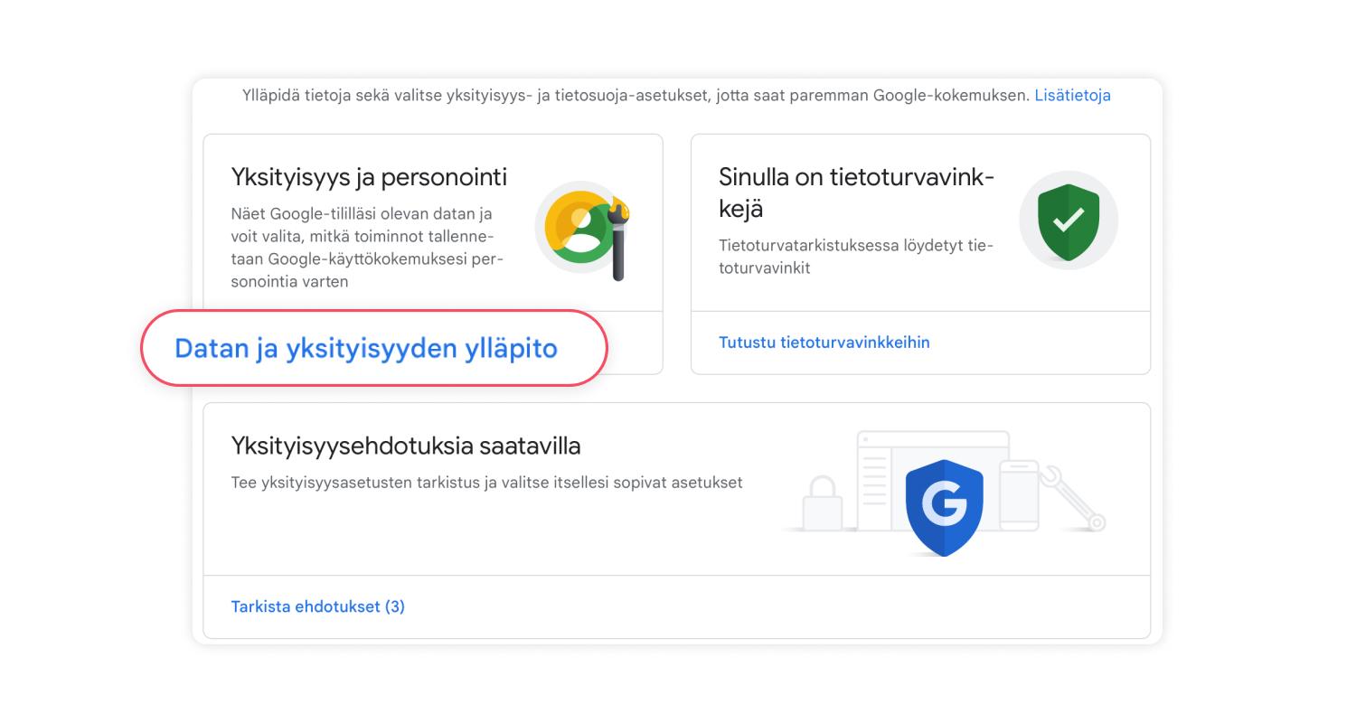 Gmail-tilin poistaminen tietokoneesta: vaihe 1