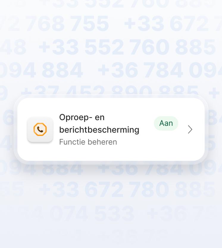 Call and message protection is turned on in the NordVPN app.