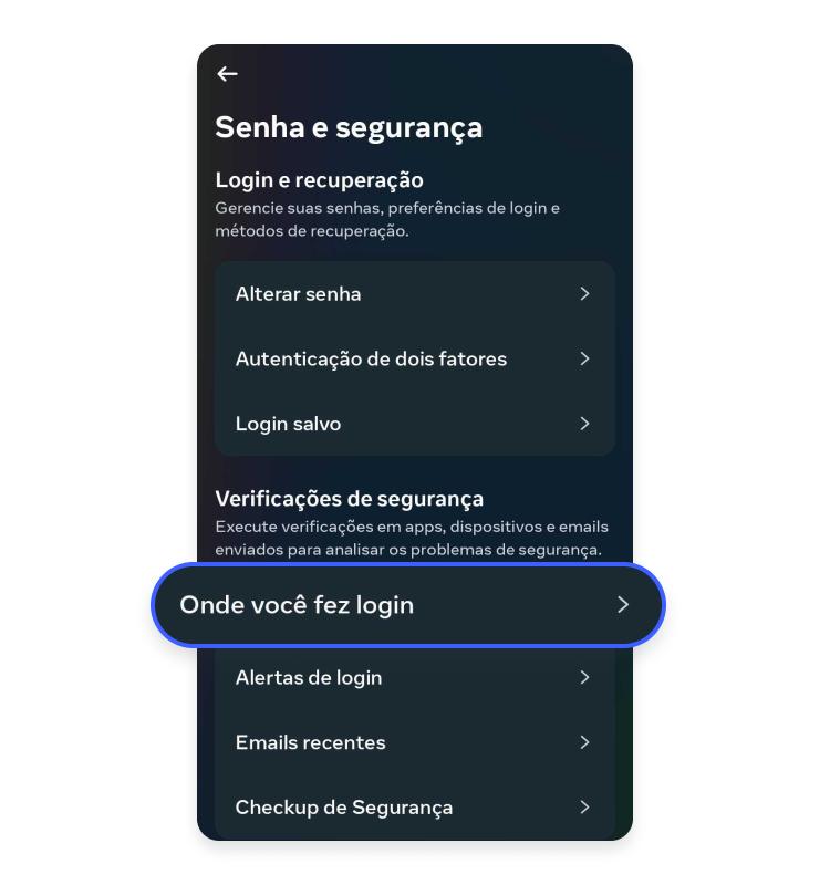 como recuperar sua conta do Instagram: passo nº4