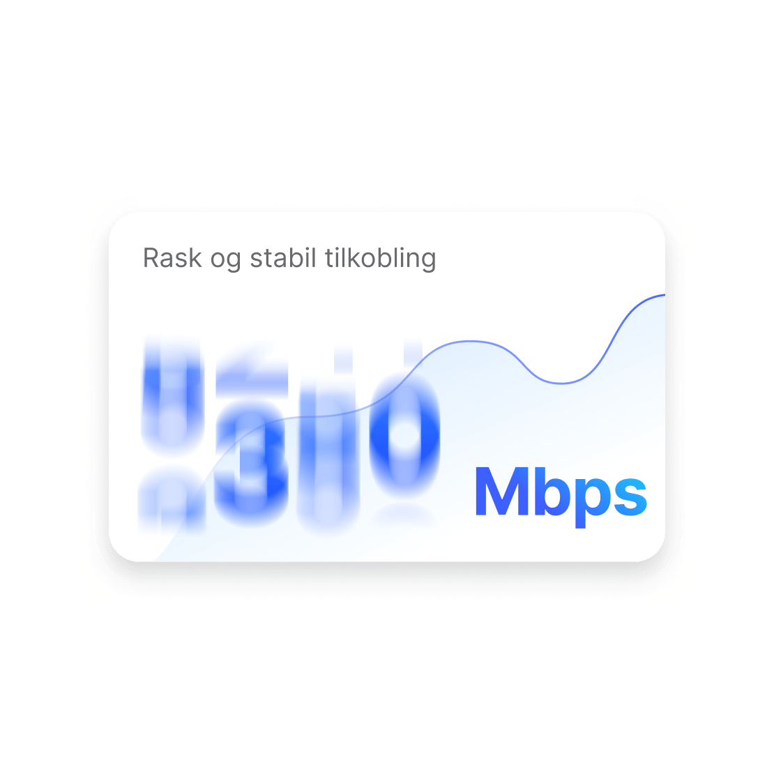 En måler som viser NordVPNs raske og stabile forbindelse.
