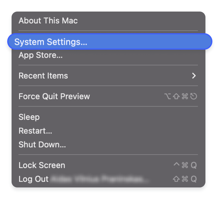 mac system settings