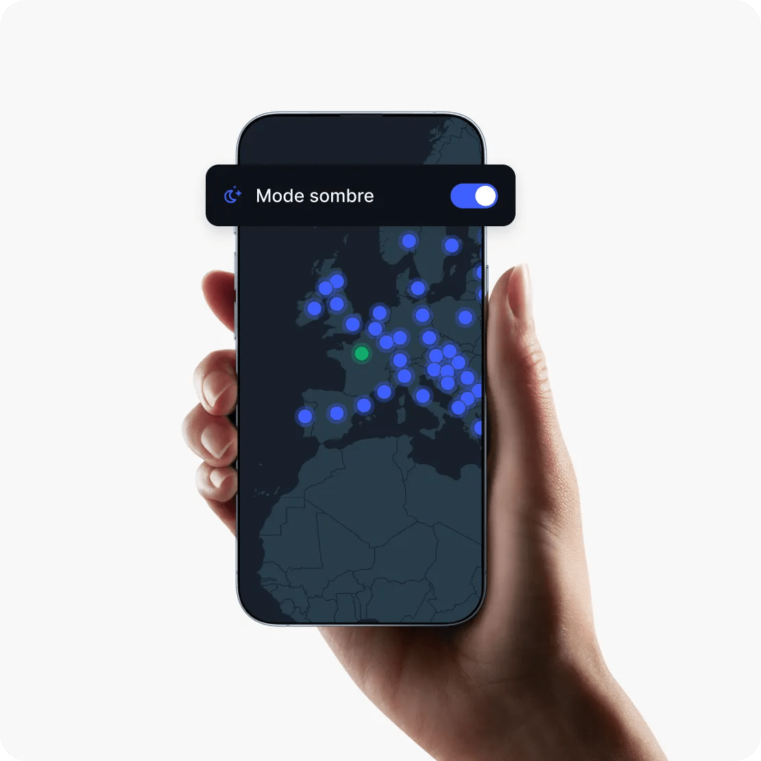 Activez NordVPN en mode sombre sur votre téléphone Android