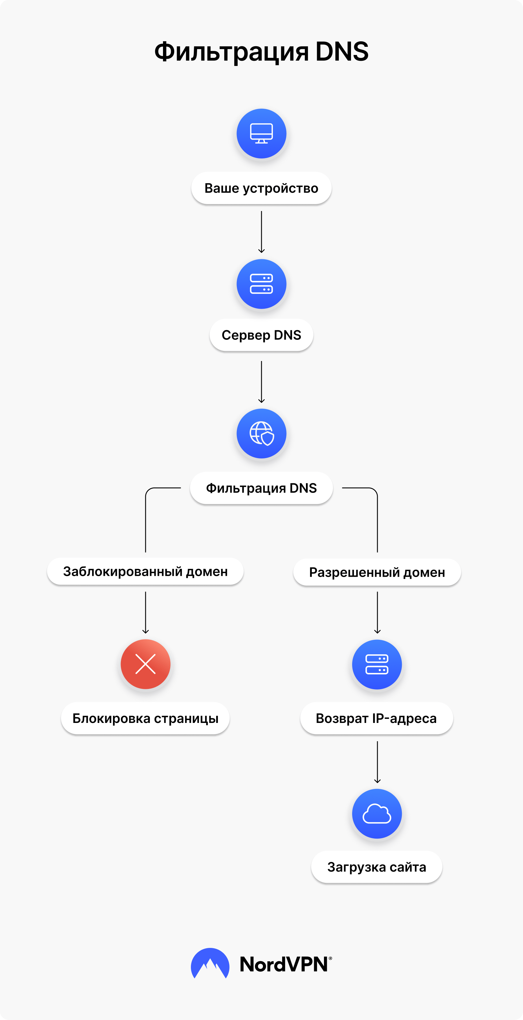 Инфографика: Фильтрация DNS