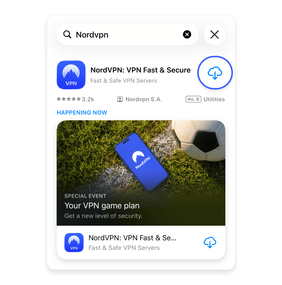 How to set up a VPN on an iPhone using an app: Step 2.