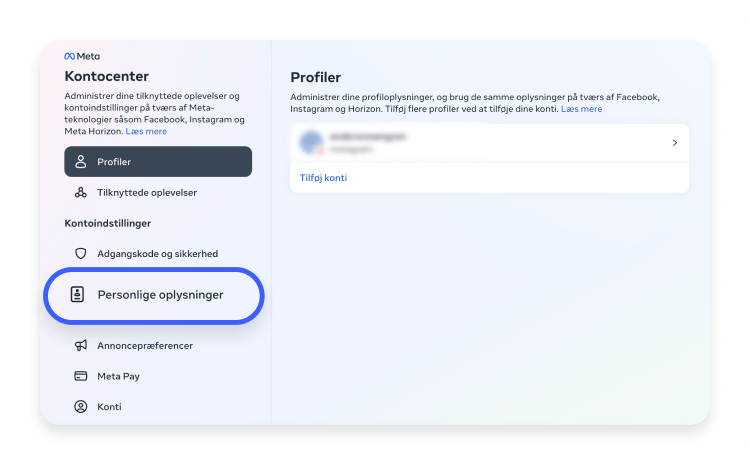 Personlige oplysninger
