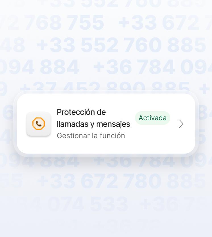Call and message protection is turned on in the NordVPN app.
