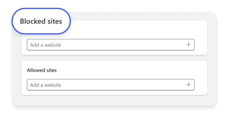 How to block a website on Microsoft Edge: Step 4