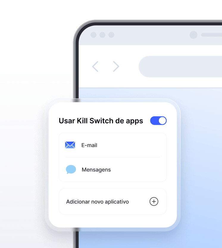 Configurações do Kill Switch da NordVPN para proteger o tráfego em caso de desconexão da VPN.