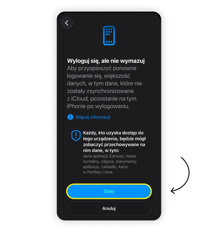 Krok 5: Jak usunąć Apple ID z iPhone