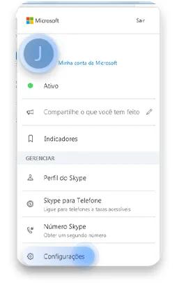 excluir conta skype:  passo nº1