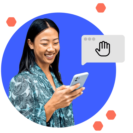 hero ad blocker woman phone malicious ads md