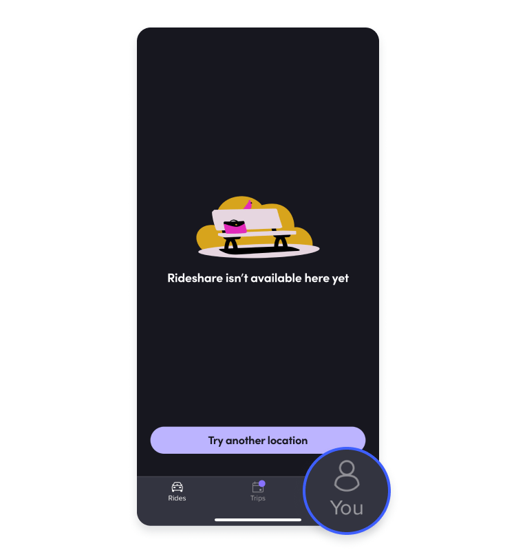 how to delete lyft account on mobile app: step 2