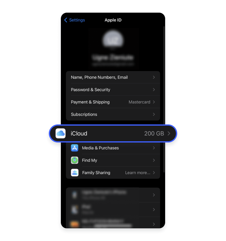 iPhone iCloud