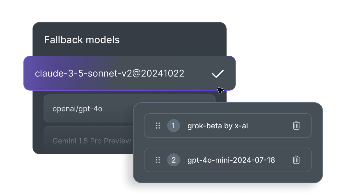 llm fallback models setup