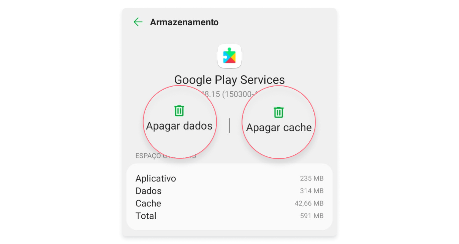 Limpe o cache da Google Play: passo nº6