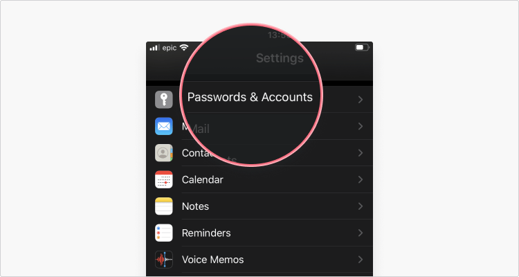 Enabling keychain on iPhone