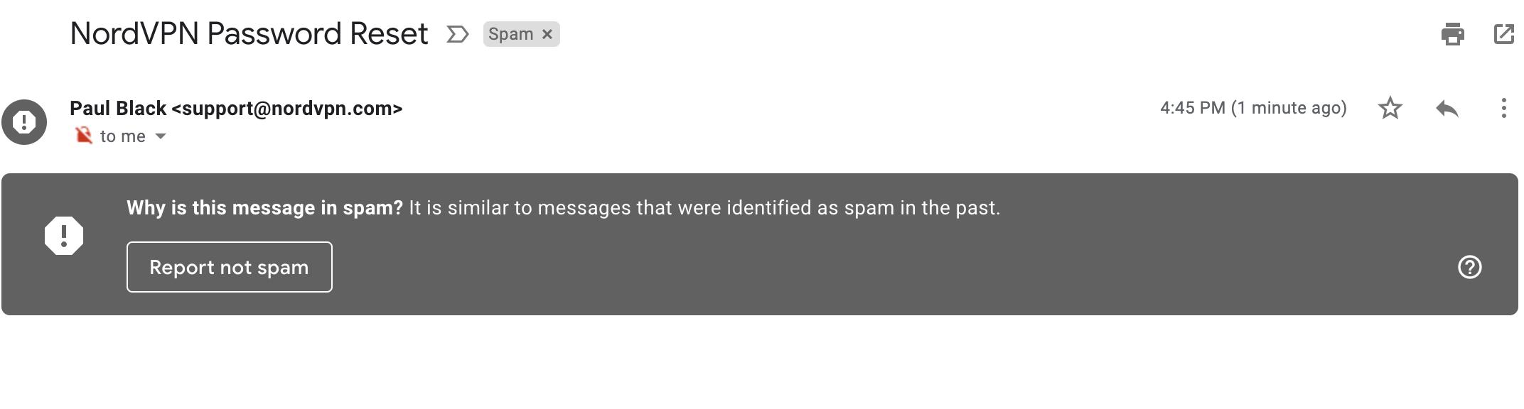 email warning signs