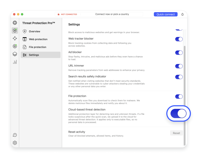 Cloud-based threat scanner