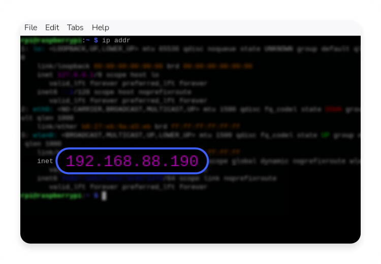 Find your Raspberry Pi’s IP address