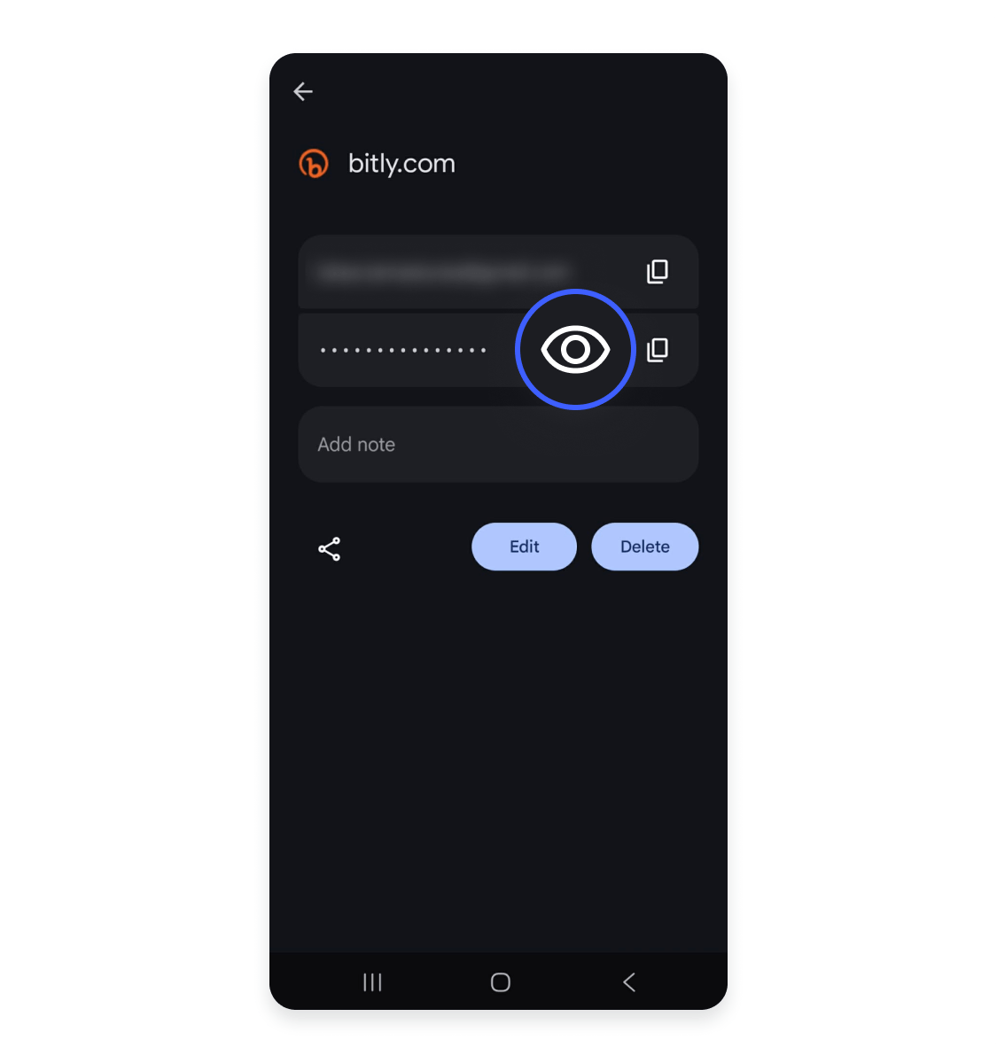 How to find saved passwords on Chrome mobile Android devices: Step 5