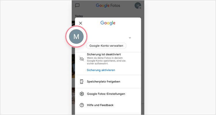 So könnt ihr Google Fotos nur aus der Cloud löschen Schritt 1