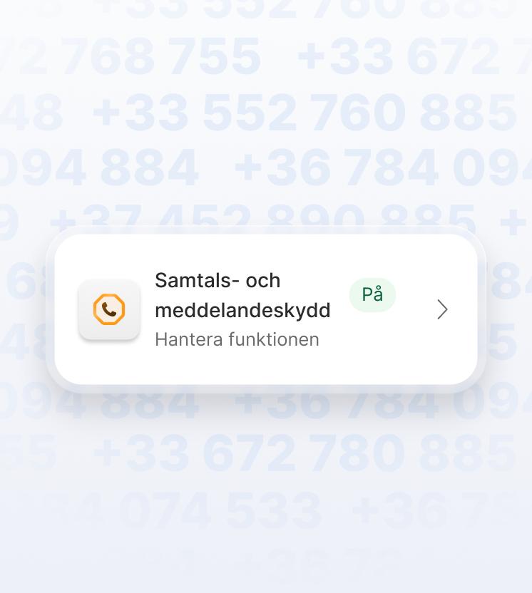 Call and message protection is turned on in the NordVPN app.