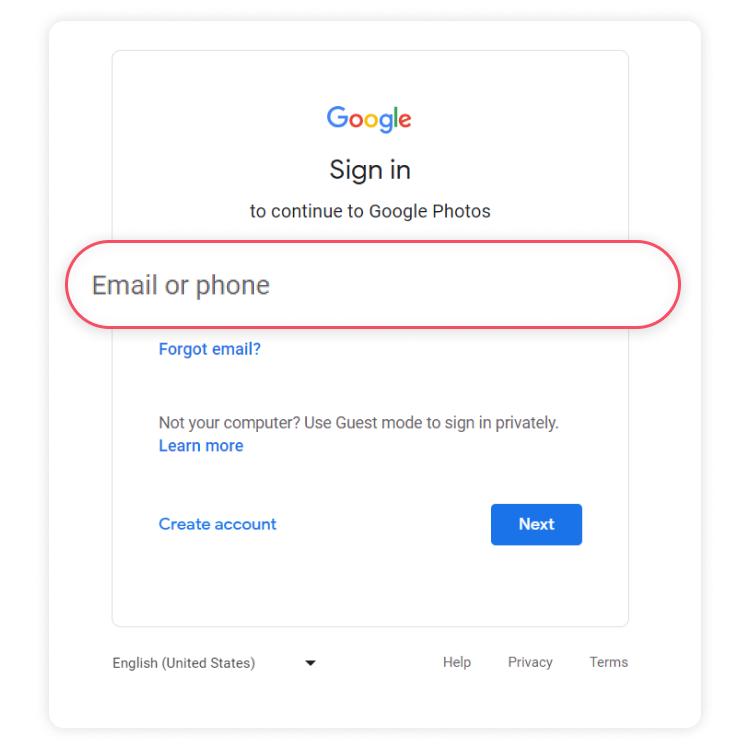 delete google photos from cloud: step 3